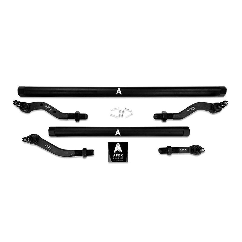 KIT120 - Jeep JL-JT Steering Kit - D44F - BLK Aluminum