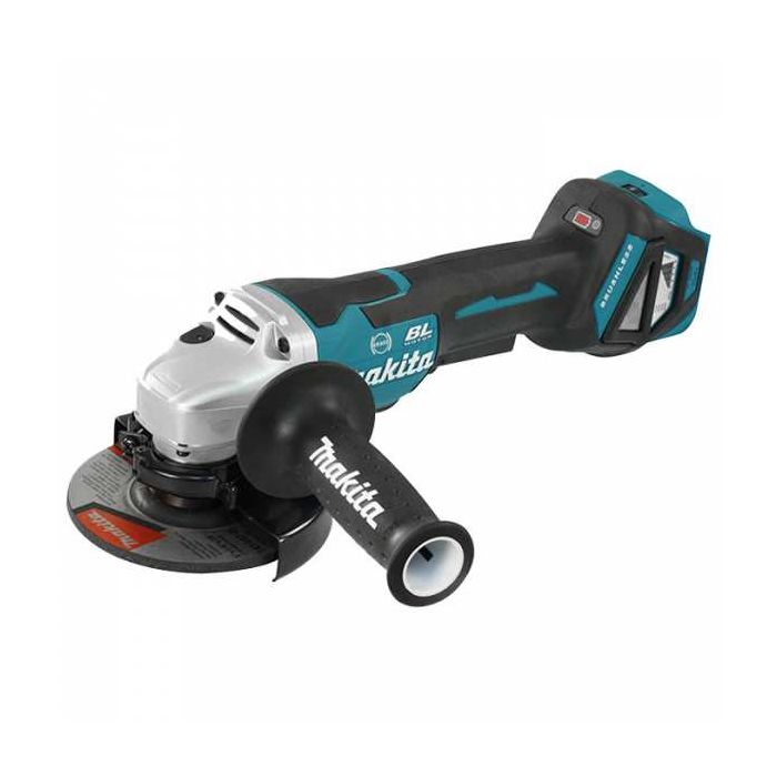 Makita 18V 5" Angle Grinder with Paddle Switch, Variable Speed, Electric Brake and Brushless Motor Model