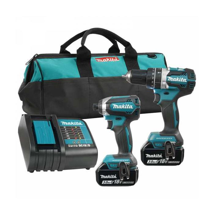 Makita 18V Hammer Drill / Impact Driver Combo Kit Model