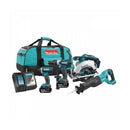 Makita 18V 4pc Hammer Drill / Impact Driver Combo Kit Model