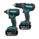 Makita 18V Hammer Drill / Impact Driver Combo Kit Model