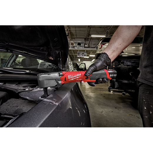 Milwaukee M12 FUEL 12 Volt Lithium-Ion Brushless Cordless 3/8 in. Right Angle Impact Wrench - Tool Only Model