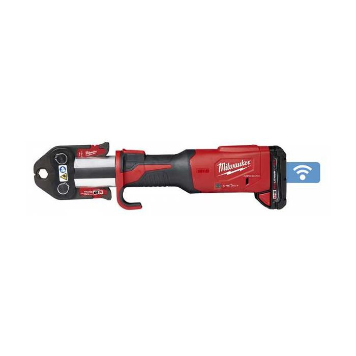 Milwaukee M18 18 Volt Lithium-Ion Cordless FORCE LOGIC Press Tool w/ ONE-KEY w/ 1/2 in.-2 in. CTS Jaws Kit Model