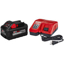 Milwaukee M18 18 Volt Lithium-Ion Cordless REDLITHIUM HIGH OUTPUT XC8.0 Starter Kit Model