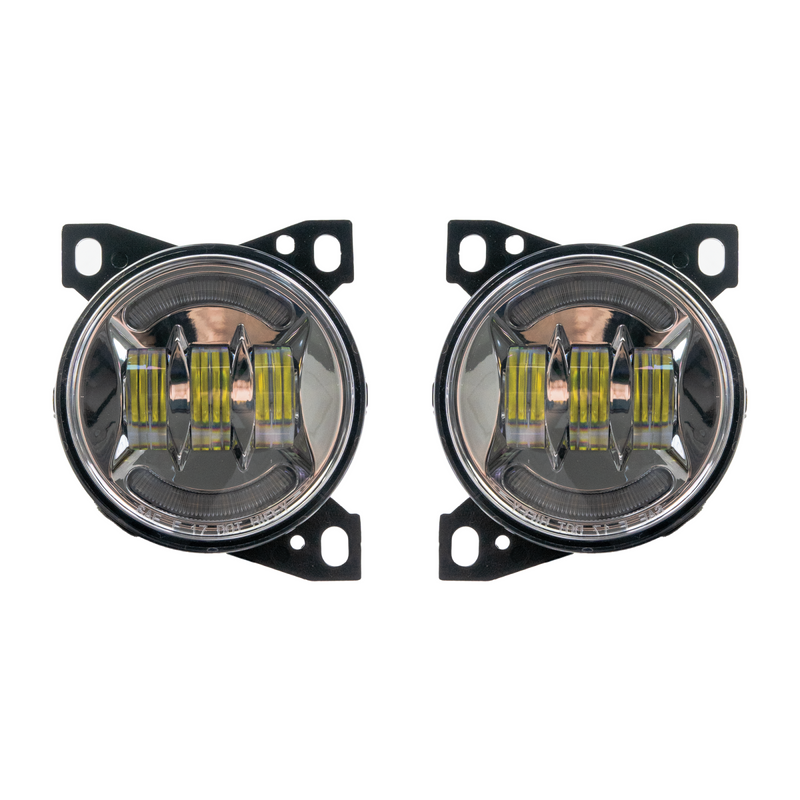 Brilliant Series Peterbilt 579/587 Fog Light Kit Chrome Pair