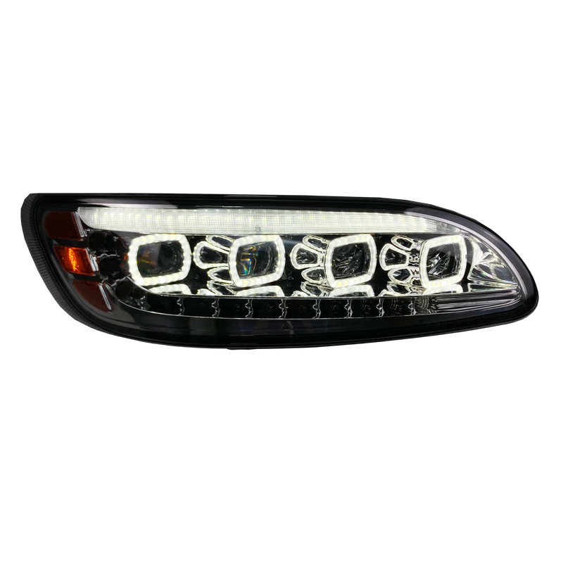 Brilliant Series Peterbilt Led 386 387 330 335 382 384 Passenger 2005-2021 Black