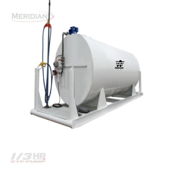 Rogue Fuel | Meridian - 15,000 Litre/ 3,300 Gallon Double Wall Fuel Tank Complete Package, Fully Welded Saddle - Model#: RF64003STP13