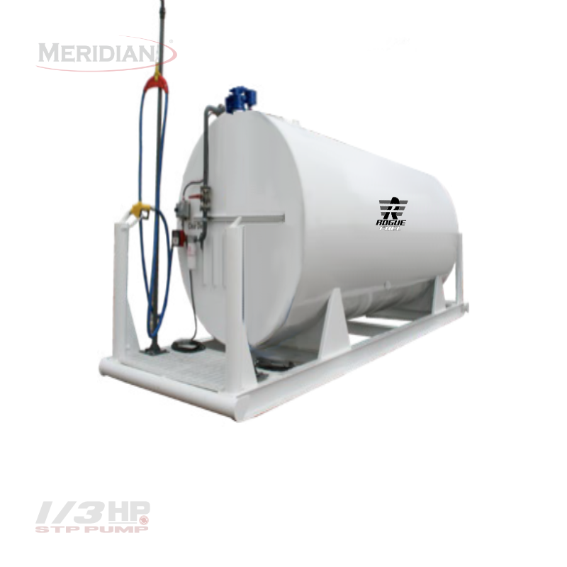 Rogue Fuel | Meridian - 15,000 Litre/ 3,300 Gallon Double Wall Fuel Tank Complete Package, Fully Welded Saddle - Model