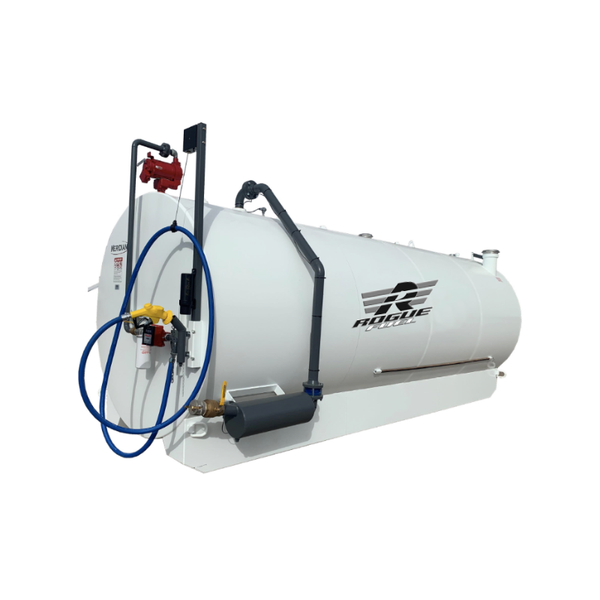 Rogue Fuel| Meridian - 15,000 Litre/ 3,300 Gallon Double Wall Econo Skidded Fuel Tank Complete Package - Model#: RF64088CP