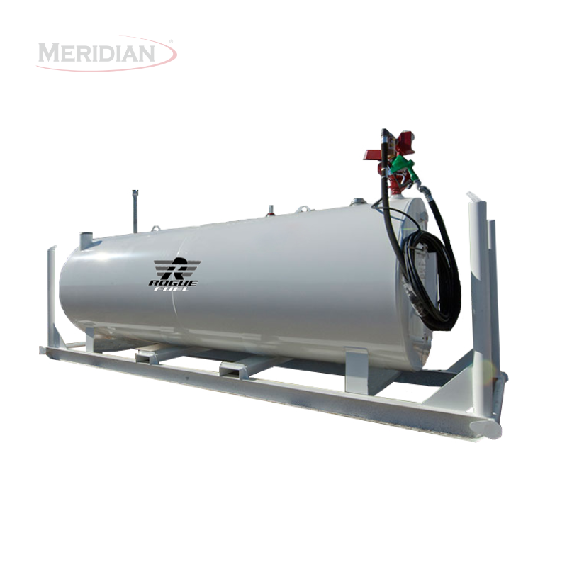 Rogue Fuel| Meridian - 10,000 Litre/ 2,200 Gallon Double Wall Fuel Tank Complete Package, Fully Welded Saddle - Model