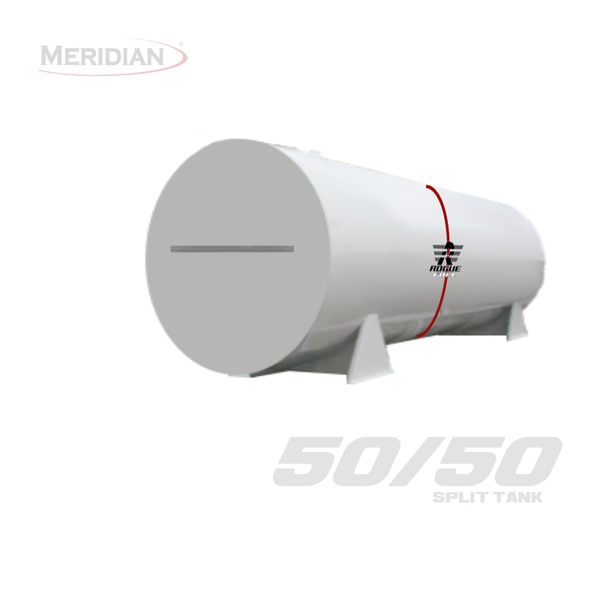Rogue Fuel| Meridian - 25,000 Litre/ 5,499 Gallon Double Wall 50/50 Split Fuel Tank, Fully Welded Saddle - Model#: RF63054