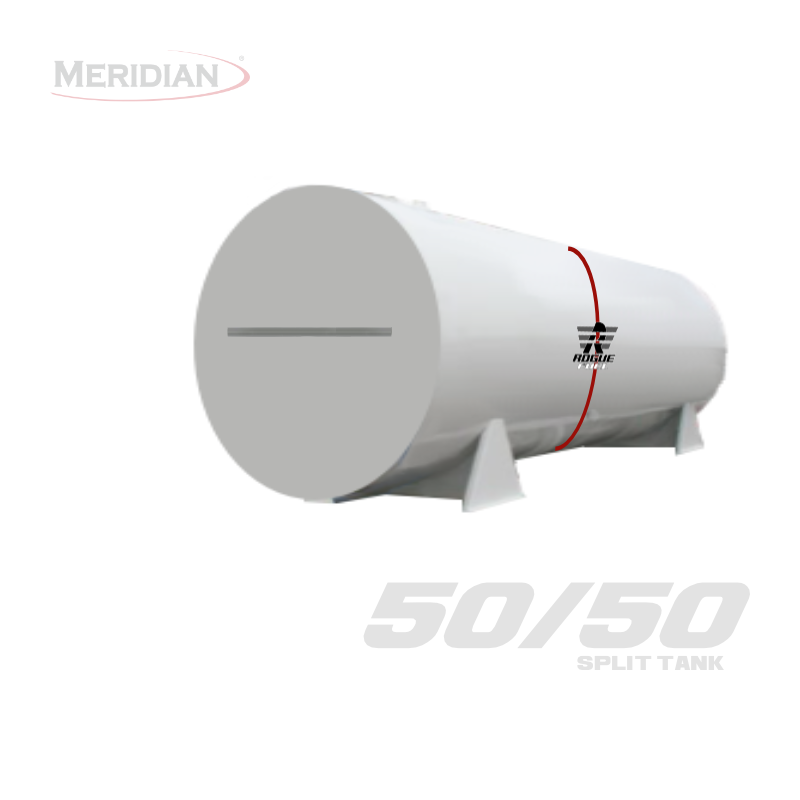 Rogue Fuel| Meridian - 25,000 Litre/ 5,499 Gallon Double Wall 50/50 Split Fuel Tank, Fully Welded Saddle - Model