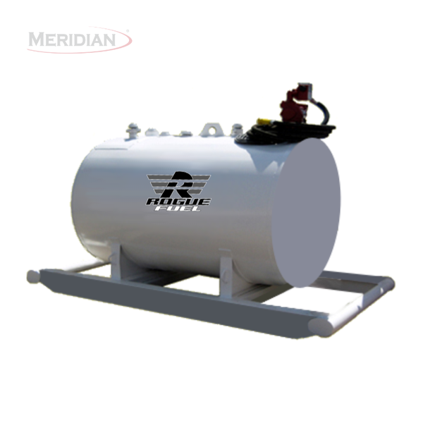 Rogue Fuel| Meridian - 2,300 Litre/ 500 Gallon Double Wall Fuel Tank Complete Package, Fully Welded Saddle - Model#- RF64013DWCP