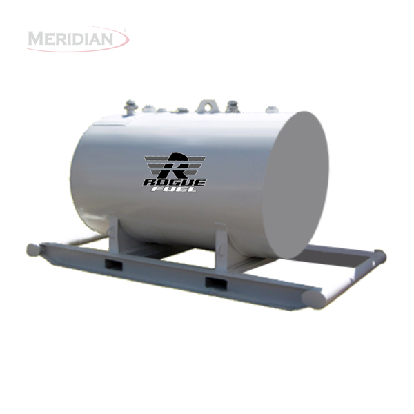 Rogue Fuel| Meridian - 2,300 Litre/ 500 Gallon Double Wall Fuel Tank & Skid, Fully Welded Saddle - Model#- RF64013TSFP
