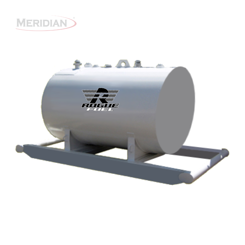 Rogue Fuel| Meridian - 2,300 Litre/ 500 Gallon Double Wall Fuel Tank & Skid, Fully Welded Saddle - Model
