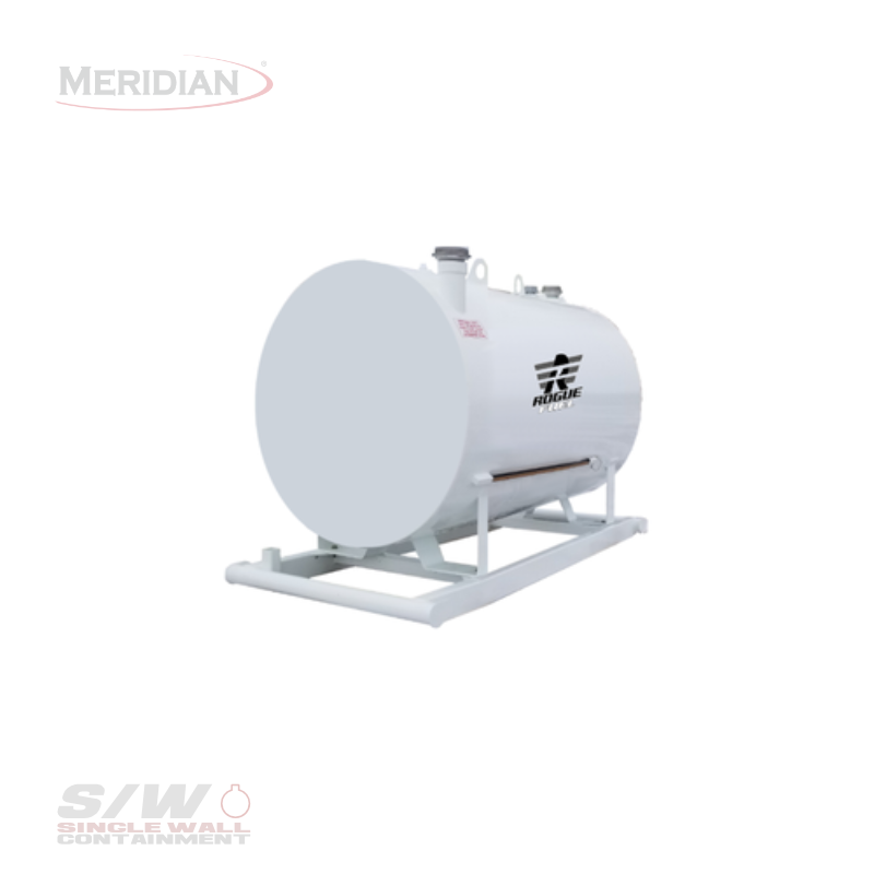 2,300 Litre/ 500 Gallon Single Wall Utility Fuel Tank & Skid - Model#: