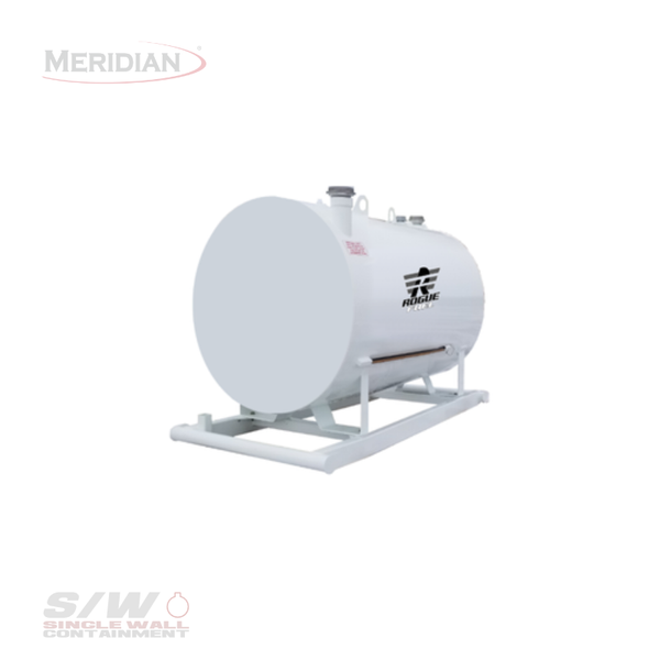 Rogue Fuel| Meridian - 2,300 Litre/ 500 Gallon Single Wall Utility Fuel Tank & Skid - Model#: RF64150TS