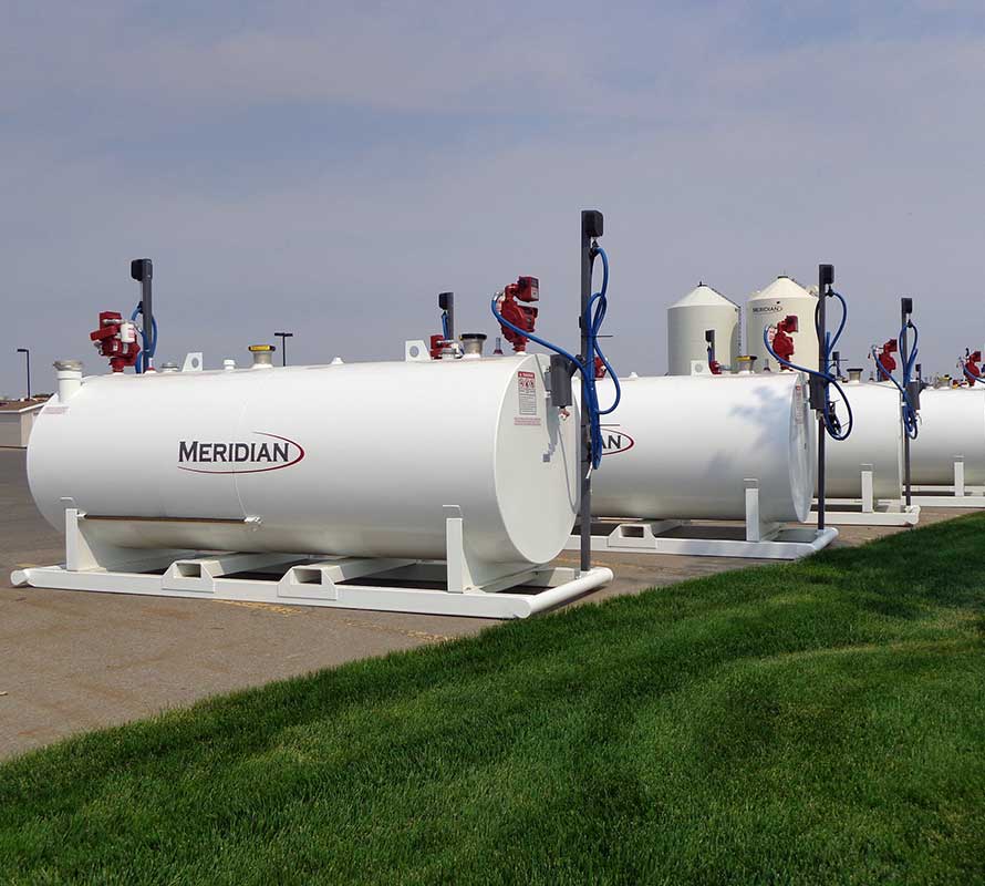 4,595 Litre/ 1000 Gallon Double Wall 50/50 Split Fuel Tank Complete Pa