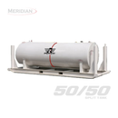 Rogue Fuel| Meridian - 4,595 Litre/ 1000 Gallon Double Wall 50/50 Split Fuel Tank & Skid, Fully Welded Saddle - Model