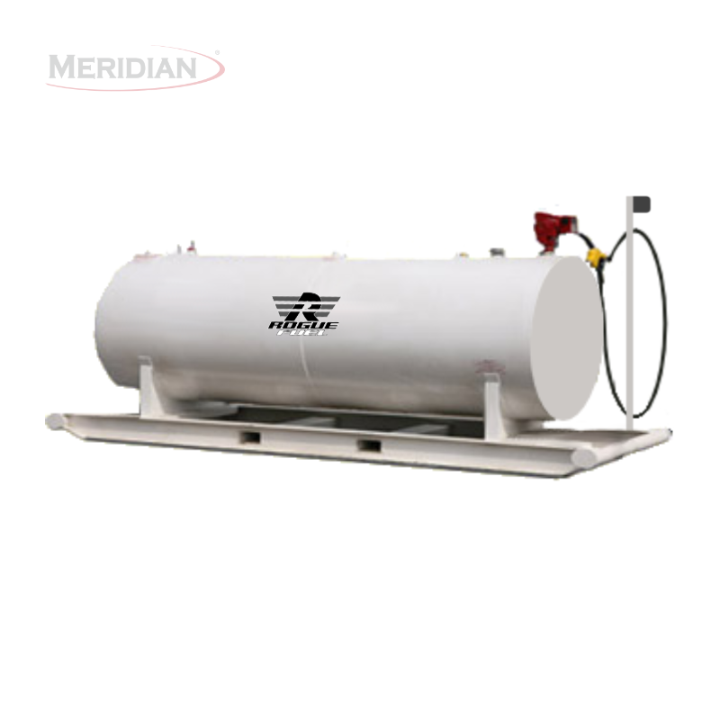 Rogue Fuel| Meridian - 4,600 Litre/ 1000 Gallon Double Wall Fuel Tank Complete Package, Fully Welded Saddle - Model