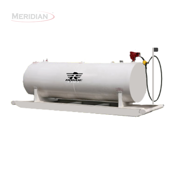 Rogue Fuel| Meridian - 4,600 Litre/ 1000 Gallon Double Wall Fuel Tank Complete Package, Fully Welded Saddle - Model#- RF64014DWCP