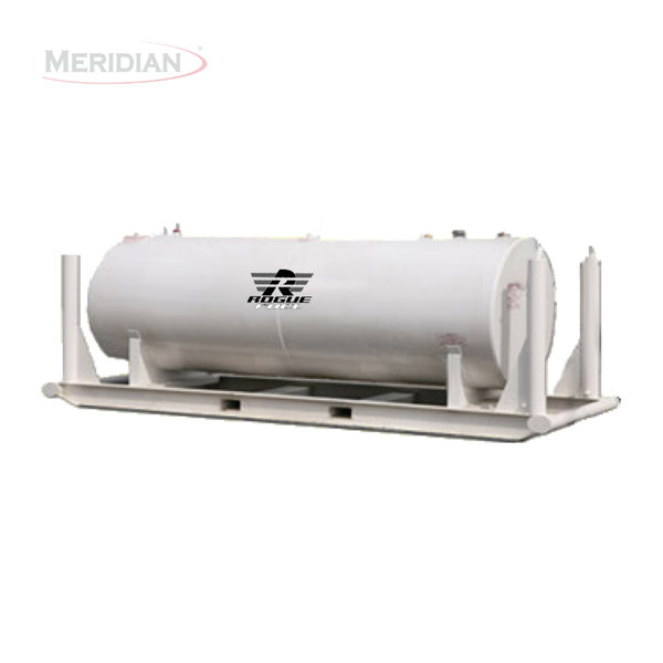 Rogue Fuel| Meridian - 4,600 Litre/ 1000 Gallon Double Wall Fuel Tank & Skid, Fully Welded Saddle - Model#- RF64014TSFPB