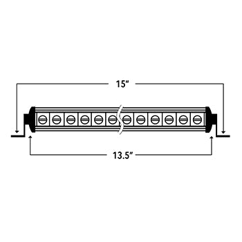 14" Single Row LED Light Bar - SRS14 10-10006