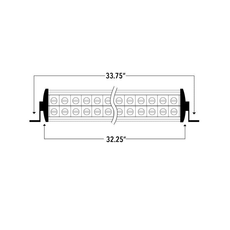 30" Dual Row LED Light Bar - DRC30
