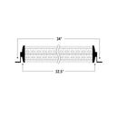 30" Curved Dual Row LED Light Bar Black Ops - DRCX30 10-10089