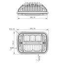 5x7 Sealed Beam Replacement LED Headlight - DOT 10-20198