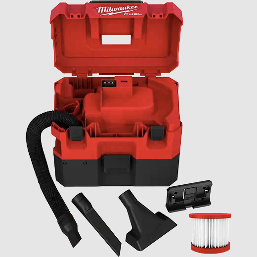 Milwaukee M12 FUEL 12 Volt Lithium-Ion Brushless Cordless 1.6 Gallon Wet/Dry Vacuum - Tool Only Model