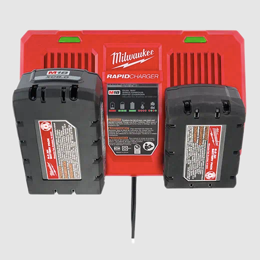 Milwaukee M18 18 Volt Dual Bay Simultaneous Rapid Charger Model
