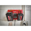 Milwaukee M18 18 Volt Dual Bay Simultaneous Rapid Charger Model