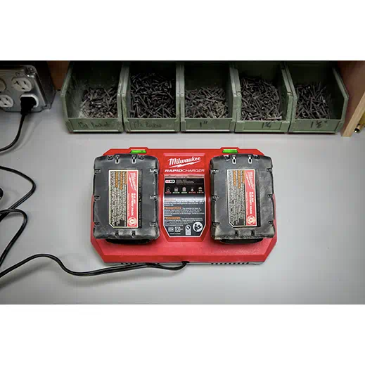 Milwaukee M18 18 Volt Dual Bay Simultaneous Rapid Charger Model