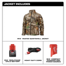Milwaukee M12 Heated QUIETSHELL Jacket Kit Model