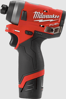 Milwaukee M12 FUEL 12 Volt Lithium-Ion Brushless Cordless 1/4 in. Hex Impact Driver Kit Model