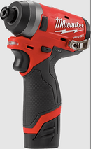 Milwaukee M12 FUEL 12 Volt Lithium-Ion Brushless Cordless 1/4 in. Hex Impact Driver Kit Model