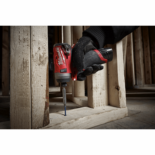 Milwaukee M12 FUEL 12 Volt Lithium-Ion Brushless Cordless 1/4 in. Hex Impact Driver Kit Model