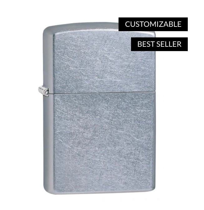 Windproof Lighter - 207 Street Chrome (Custom)