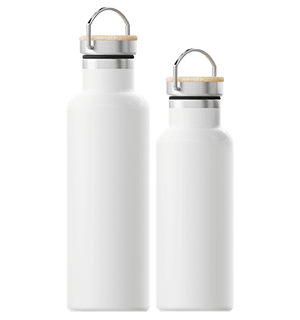 Traveler Water Bottle - White