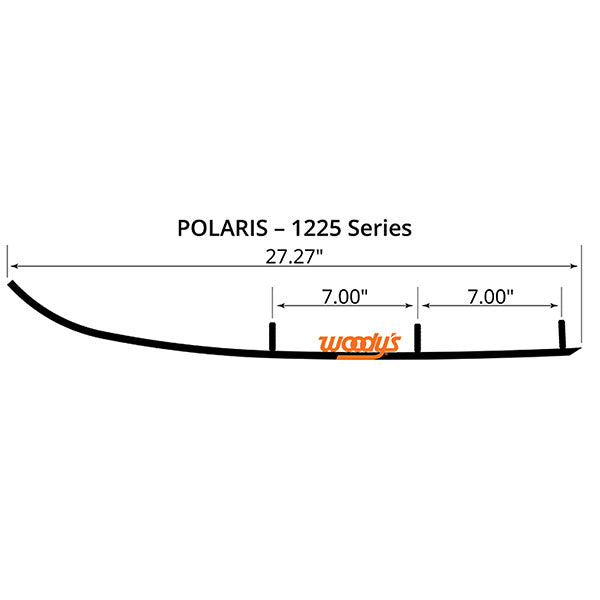 WOODY'S FLAT-TOP TRAIL BLAZER 6" CARBIDE TRAIL RUNNER (TPI4-1225)