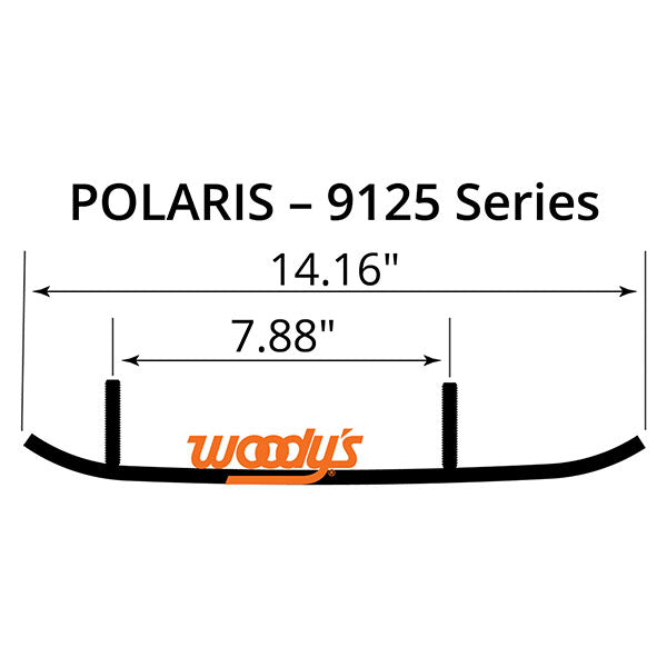 WOODY'S FLAT-TOP TRAIL BLAZER 6" CARBIDE TRAIL RUNNER (TPI4-9125)