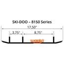 WOODY'S FLAT-TOP TRAIL BLAZER 6" CARBIDE TRAIL RUNNER (TSD4-8150)