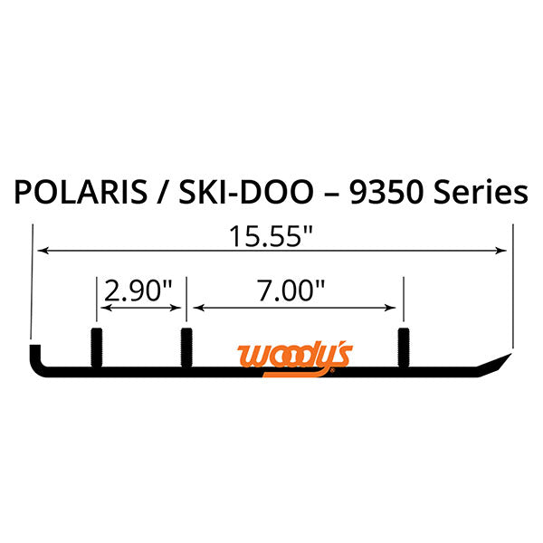 WOODY'S FLAT-TOP TRAIL BLAZER 6" CARBIDE TRAIL RUNNER (TSD4-9350)