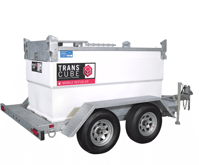 Highway-Approved Galvanized Fuel Trailer Assembly With Electric Brakes