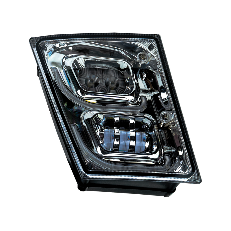 Brilliant Series Volvo VNL Led Fog Light Chrome Passenger 2003-2018