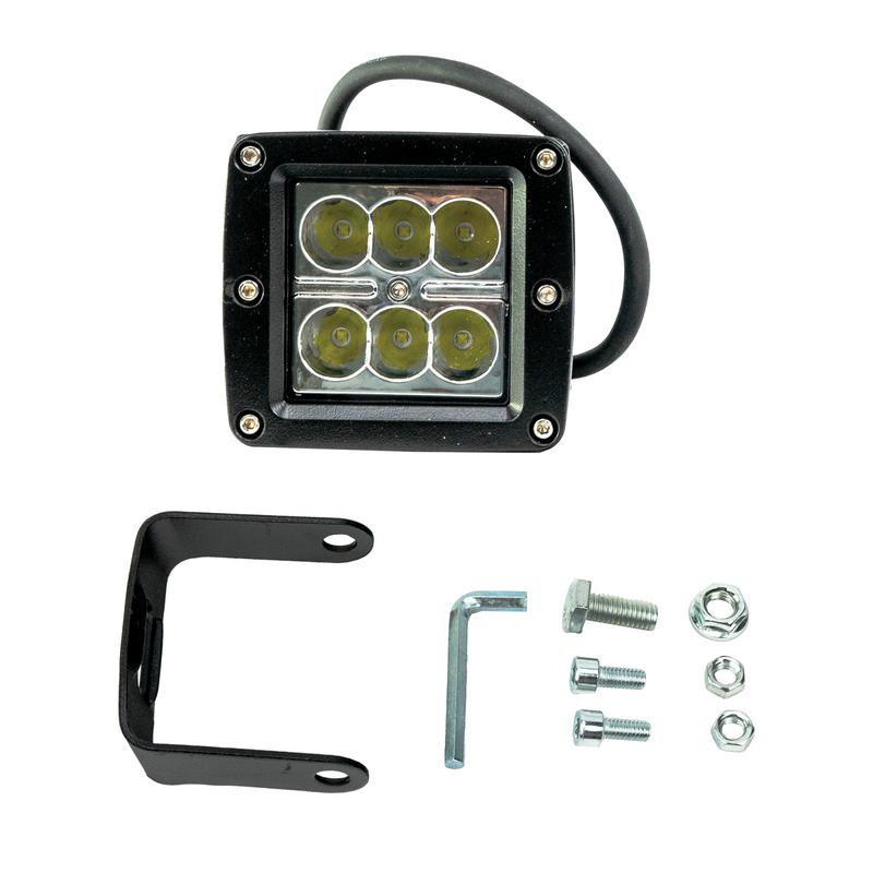 Industrial Series Led Work Light 3 Inch Square Spot 18W 