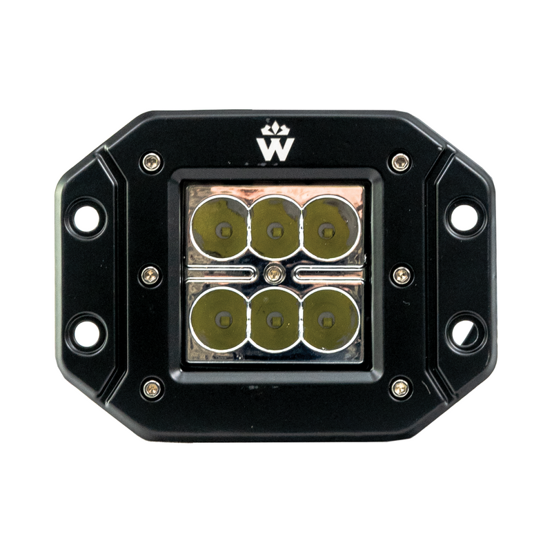 Industrial Series Led Work Light 3 Inch Flush Square Spot