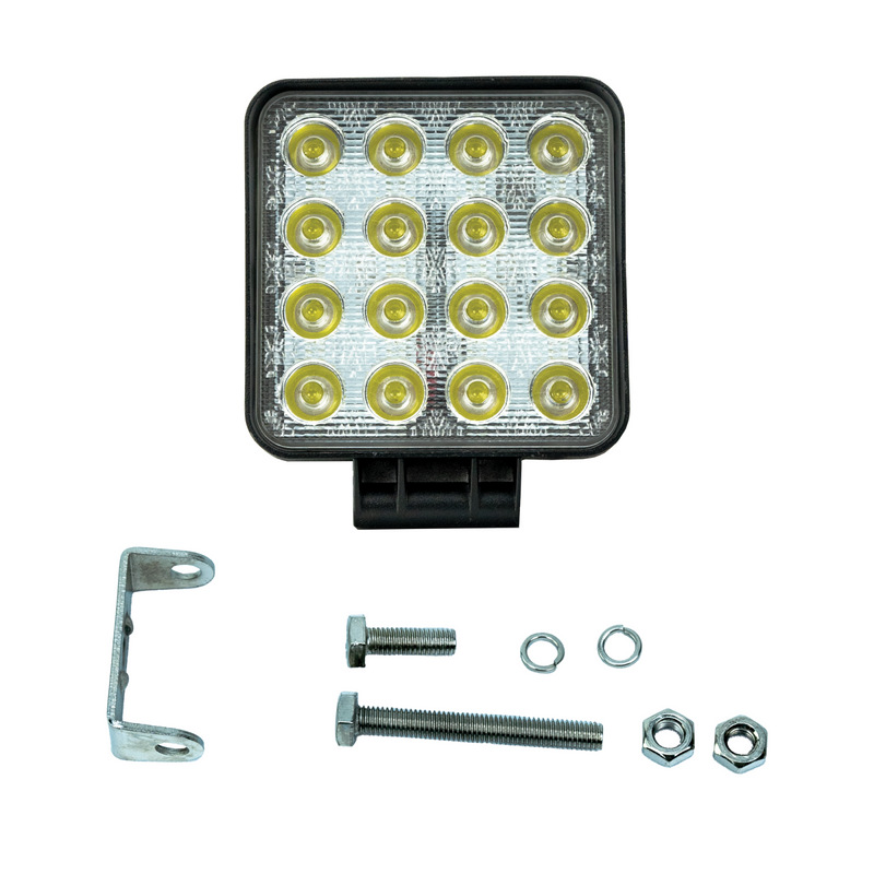 Industrial Series Led Work Light 4 Inch Square Flood 48 Watt