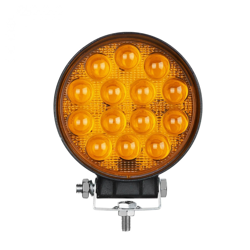 Amber Series Led Work Light 4 Inch Round Flood Amber